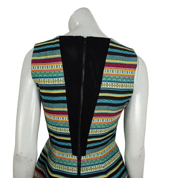 Alice + Olivia Colorful Striped Mini Dress - Picture 9 of 9